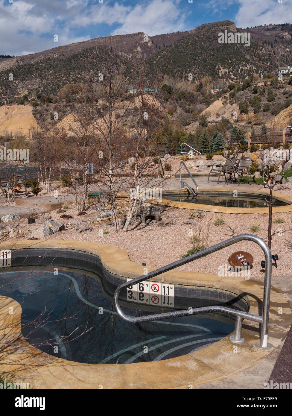 Iron Mountain Hot Springs, Glenwood Springs, Colorado Stock Photo Alamy