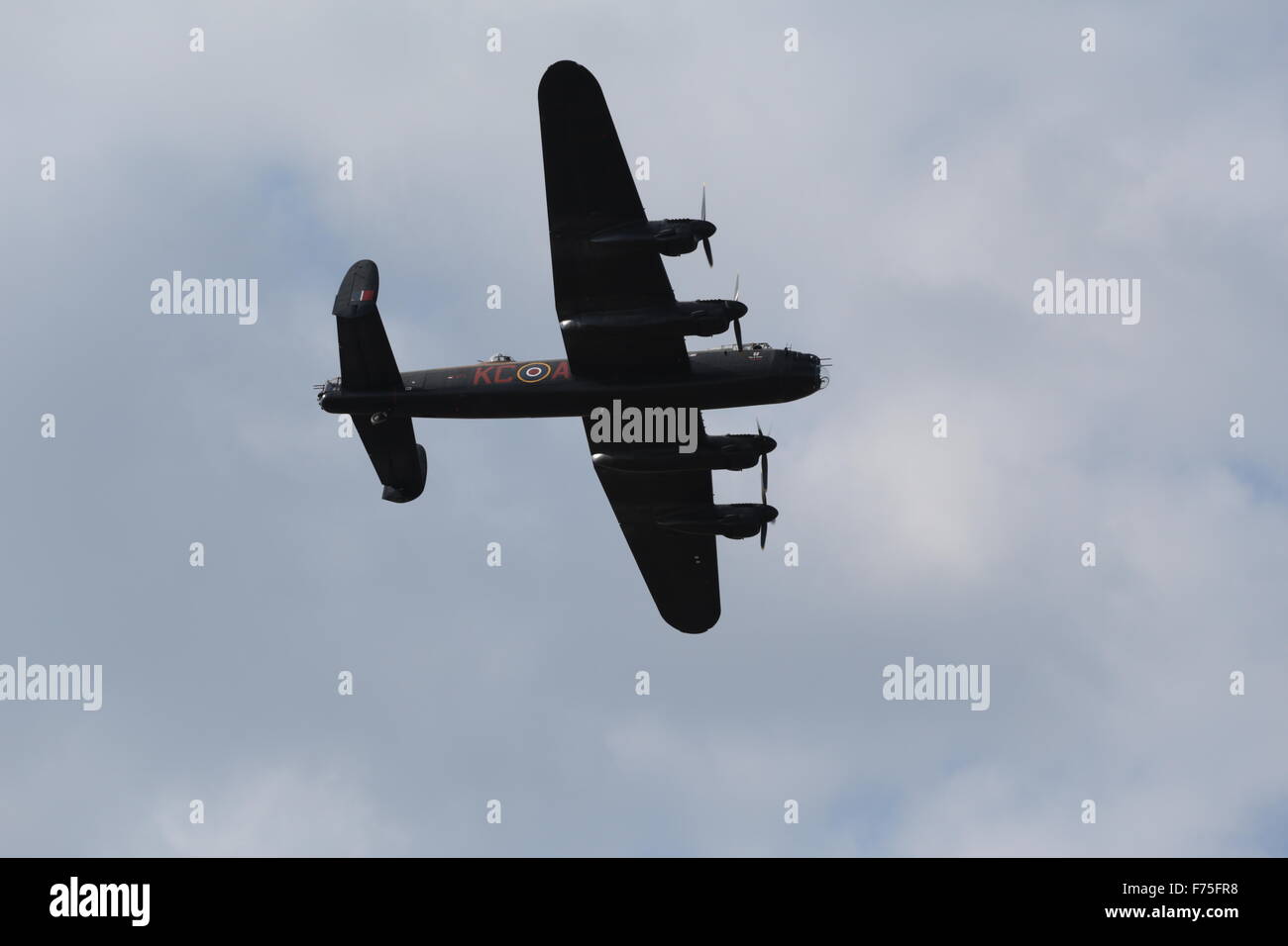 Avro Lancaster Bomber. A four engine heavy bomber which first saw active service in 1942 Stock Photo