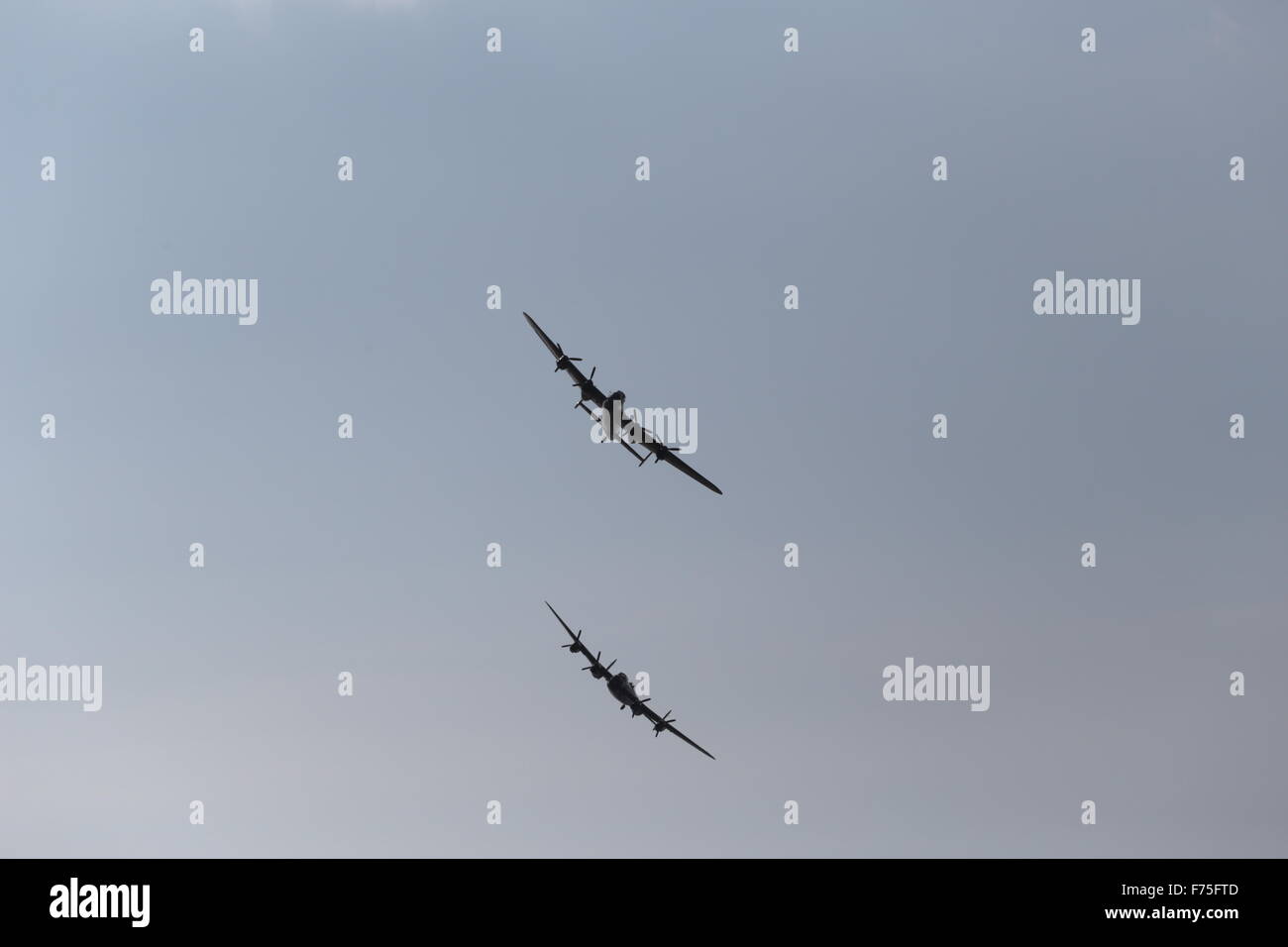 Avro Lancaster Bomber. A four engine heavy bomber which first saw active service in 1942 Stock Photo