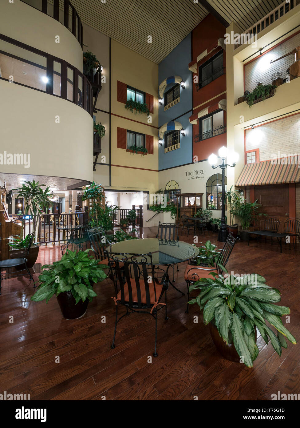 Atrium Hotel Denver Glenwood Springs Colorado Stock Photo - 