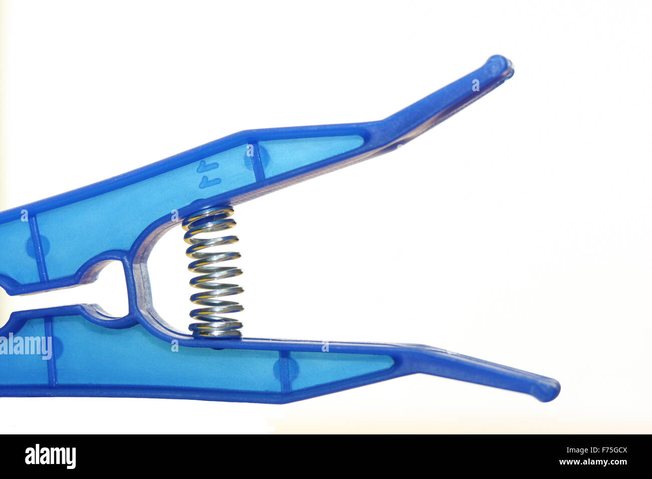 Clothes Peg Isolated Stock Photo Alamy