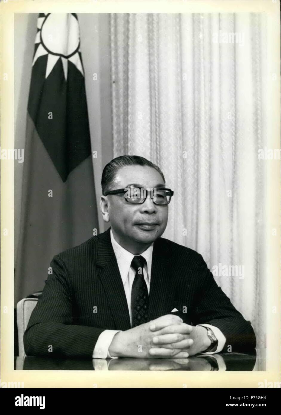 1965 - Premier Chiang Ching-Kuo, Taiwan © Keystone Pictures USA/ZUMAPRESS.com/Alamy Live News Stock Photo