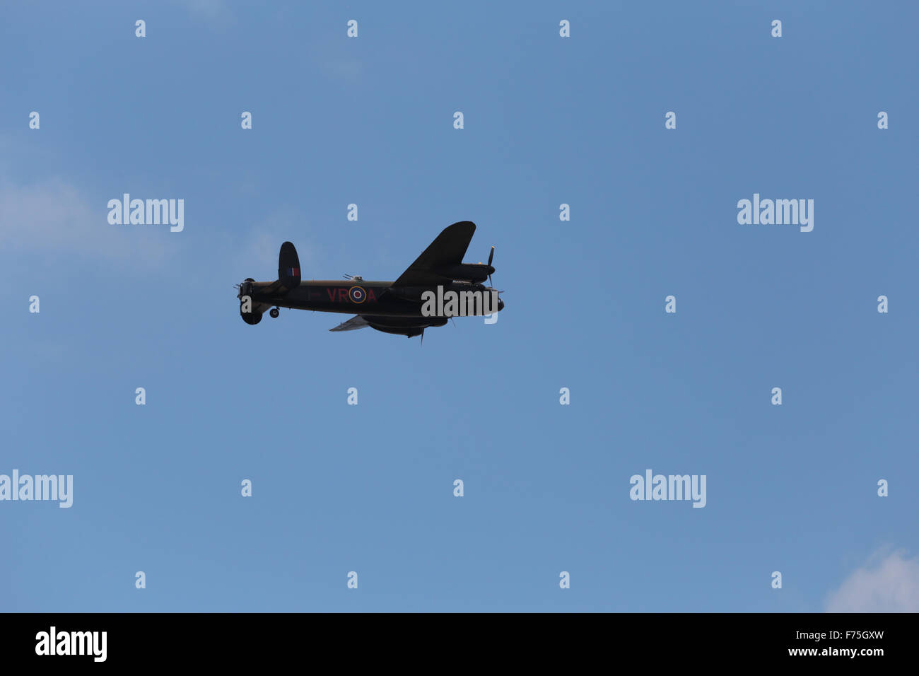 Avro Lancaster Bomber. A four engine heavy bomber which first saw active service in 1942 Stock Photo