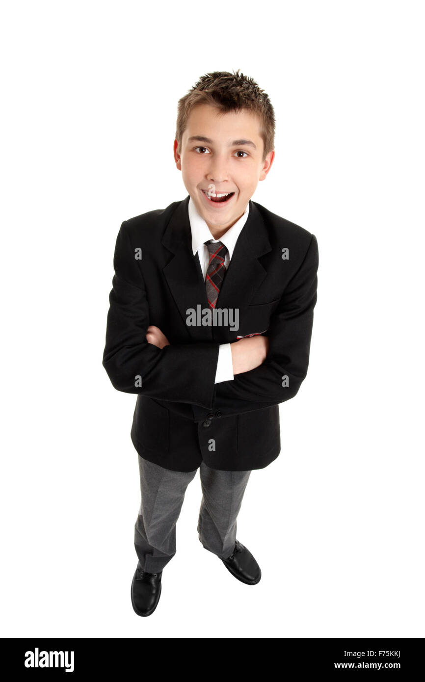 Smiling school student Stock Photo