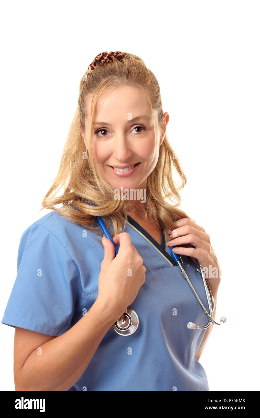 Scrub nurse Stock Photo Alamy
