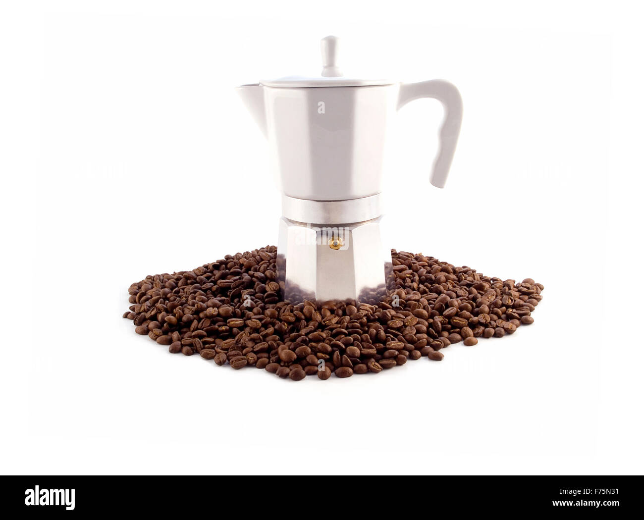 Espresso coffee maker Cut Out Stock Images & Pictures - Alamy