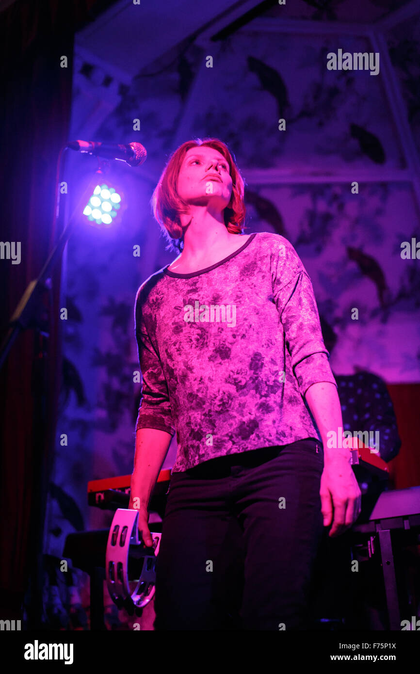 Manchester, UK. 25th November, 2015. Knifeworld perform live at The Deaf Institute in Manchester supporting Vennart on his recent UK tour in support of his new solo album The Demon Joke. Credit:  Simon Newbury/Alamy Live News Stock Photo