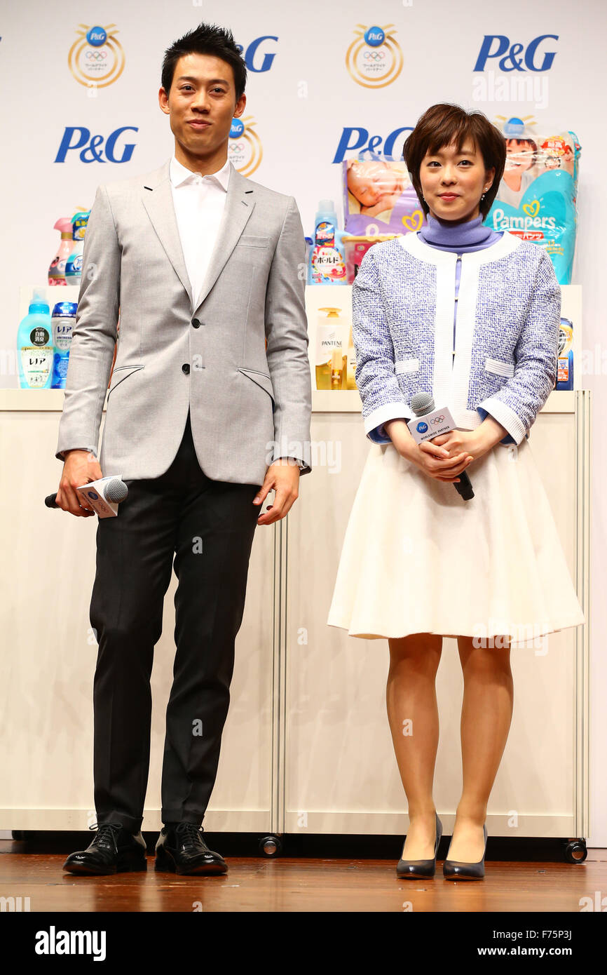 Tokyo, Japan. 25th November, 2015. P&G appoints Japanese sports stars ...