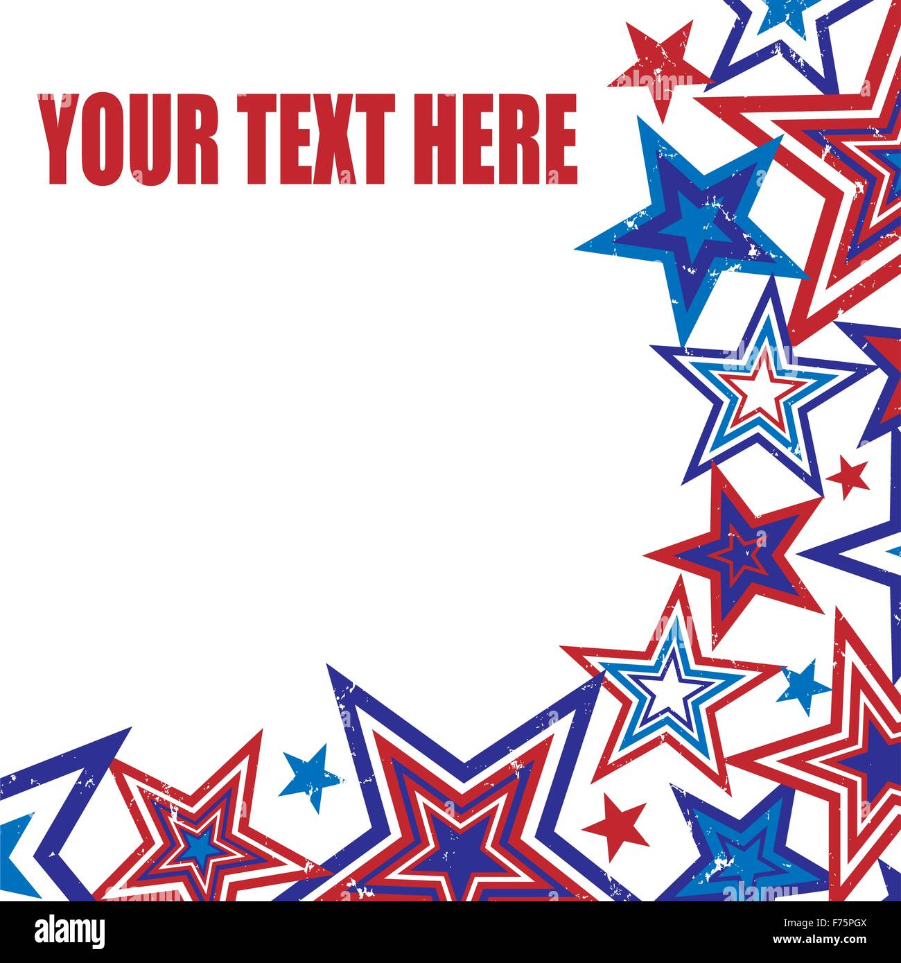 Distressed Stars Background Illustration Stock Photo - Alamy