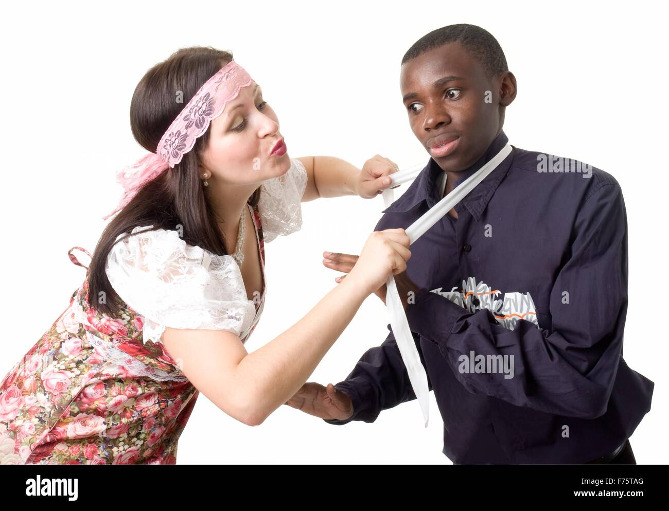 Come over here and kiss me, baby Stock Photo - Alamy