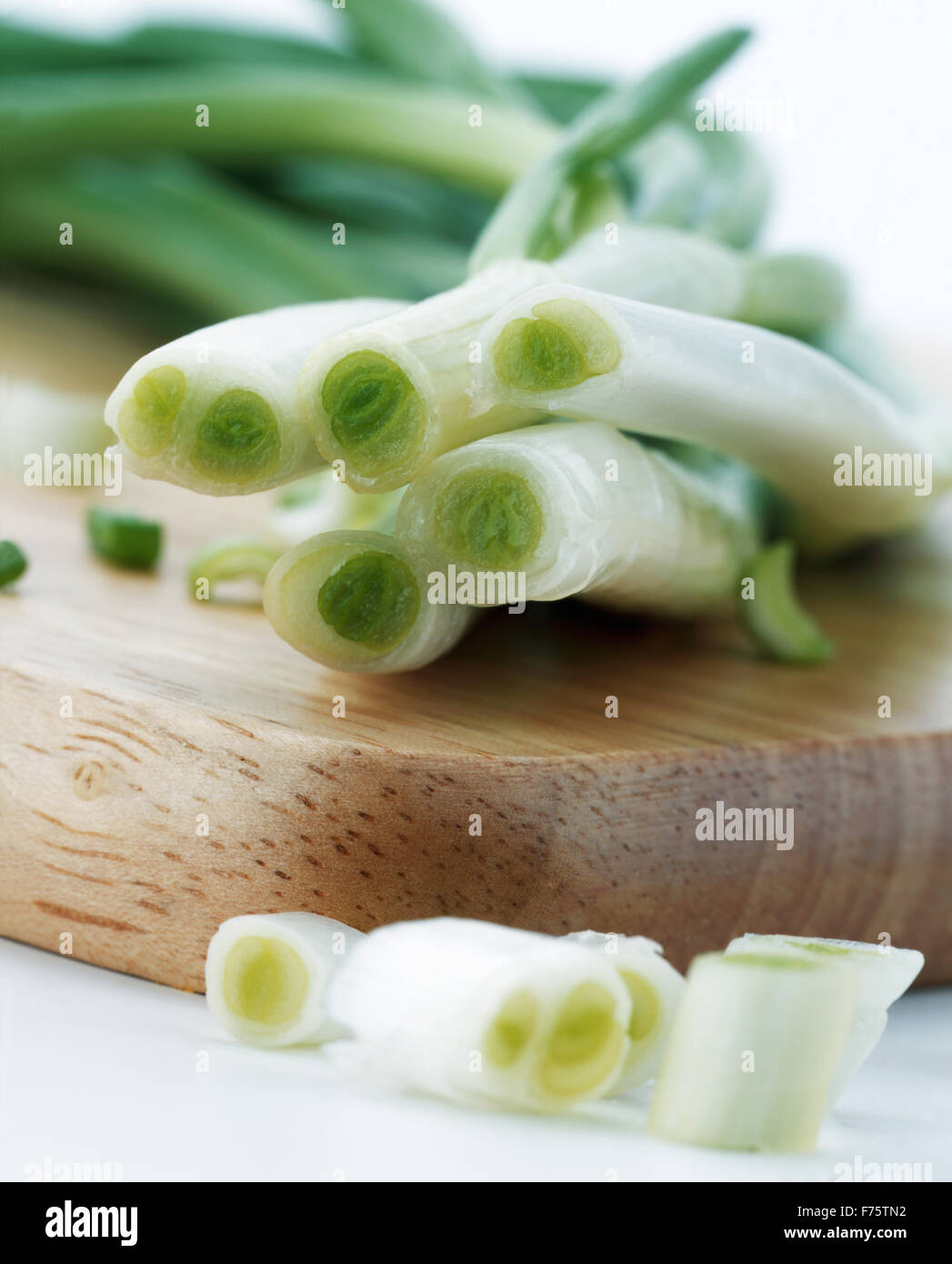 Bunch of green onions Stock Photo - Alamy