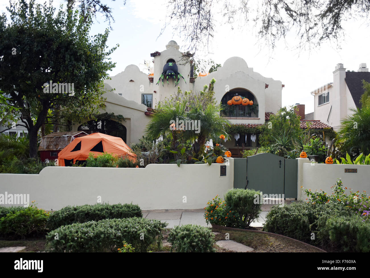 Alyson Hannigan decorates her Brentwood home with an array of Halloween
