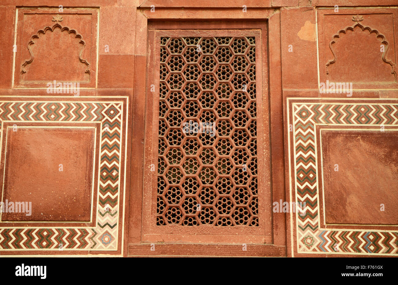 Floral Architecture at Taj Mahal,Agra,Uttar Pradesh,India Stock Photo ...