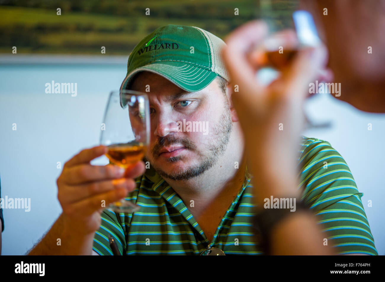 SOUTH AFRICA- Wine tasting Stock Photo