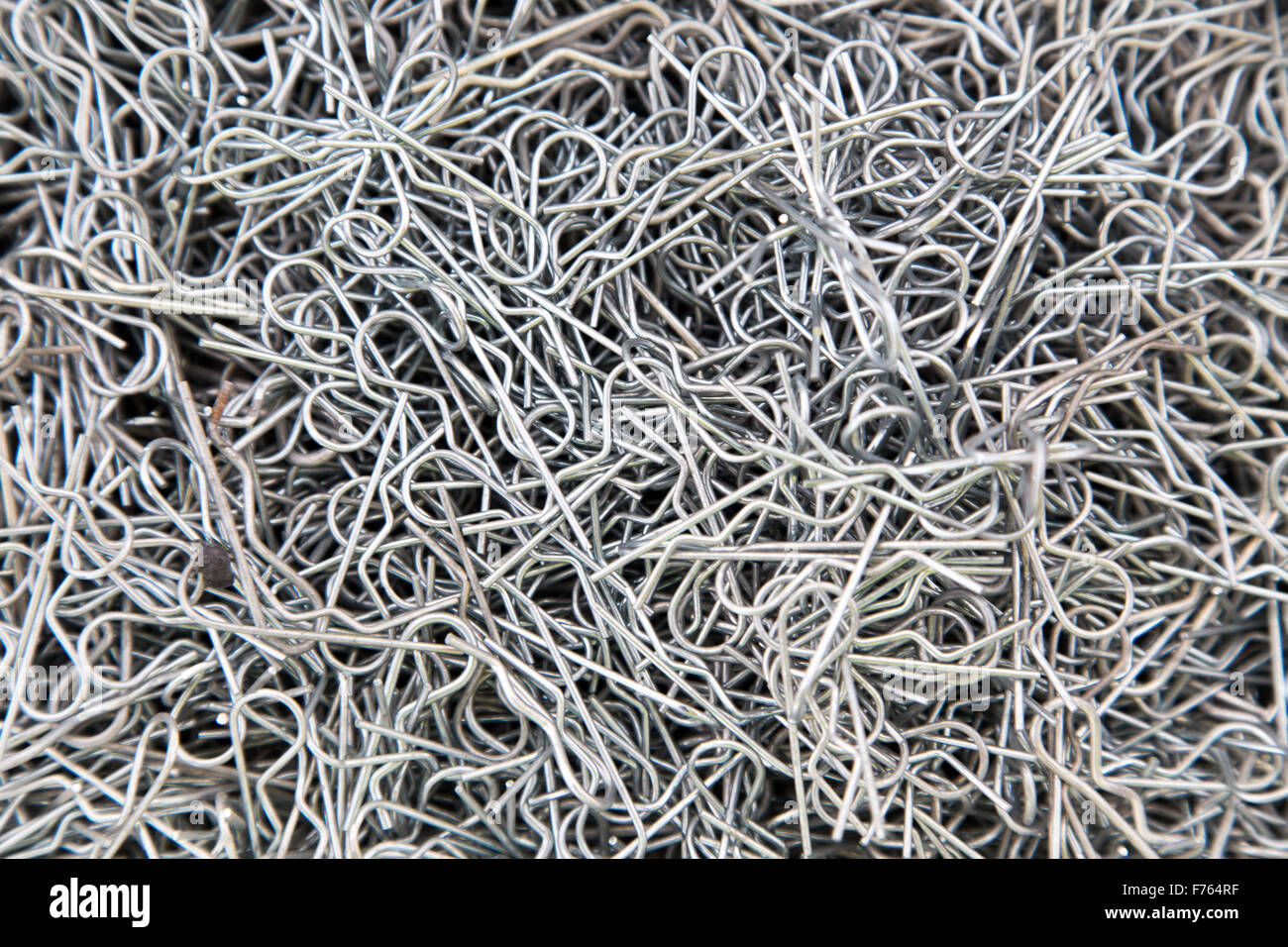 Wholesale Bin Of Cotter Pins Also Referred To As Hairpins Stock