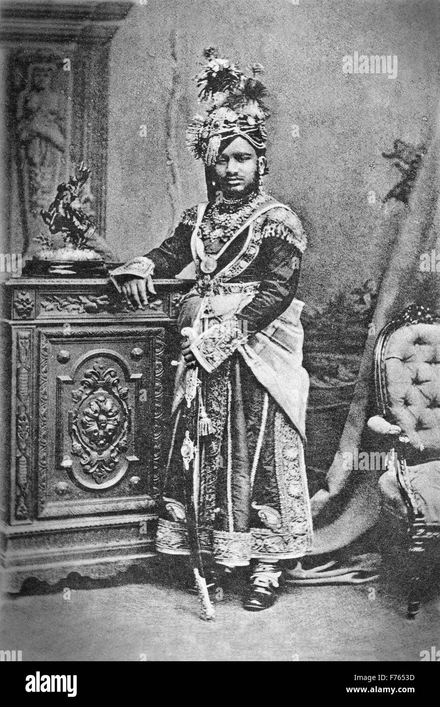 Ratlam maharaja, madhya pradesh, india asia Stock Photo