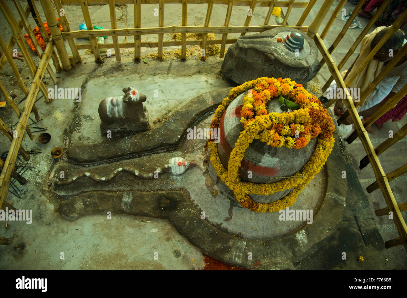 Shiva ling, varanasi, uttar pradesh, india, asia Stock Photo