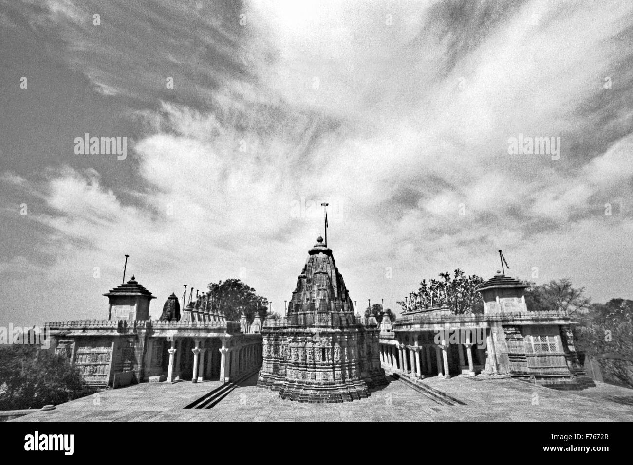 Rajasthani temple Black and White Stock Photos & Images - Alamy