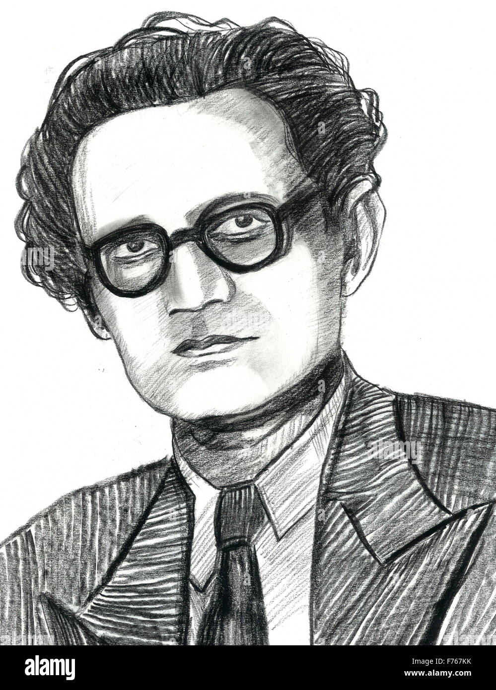 Saadat Hasan Manto, writer, playwright, author, Ludhiana, India, Pakistan, Asia Stock Photo