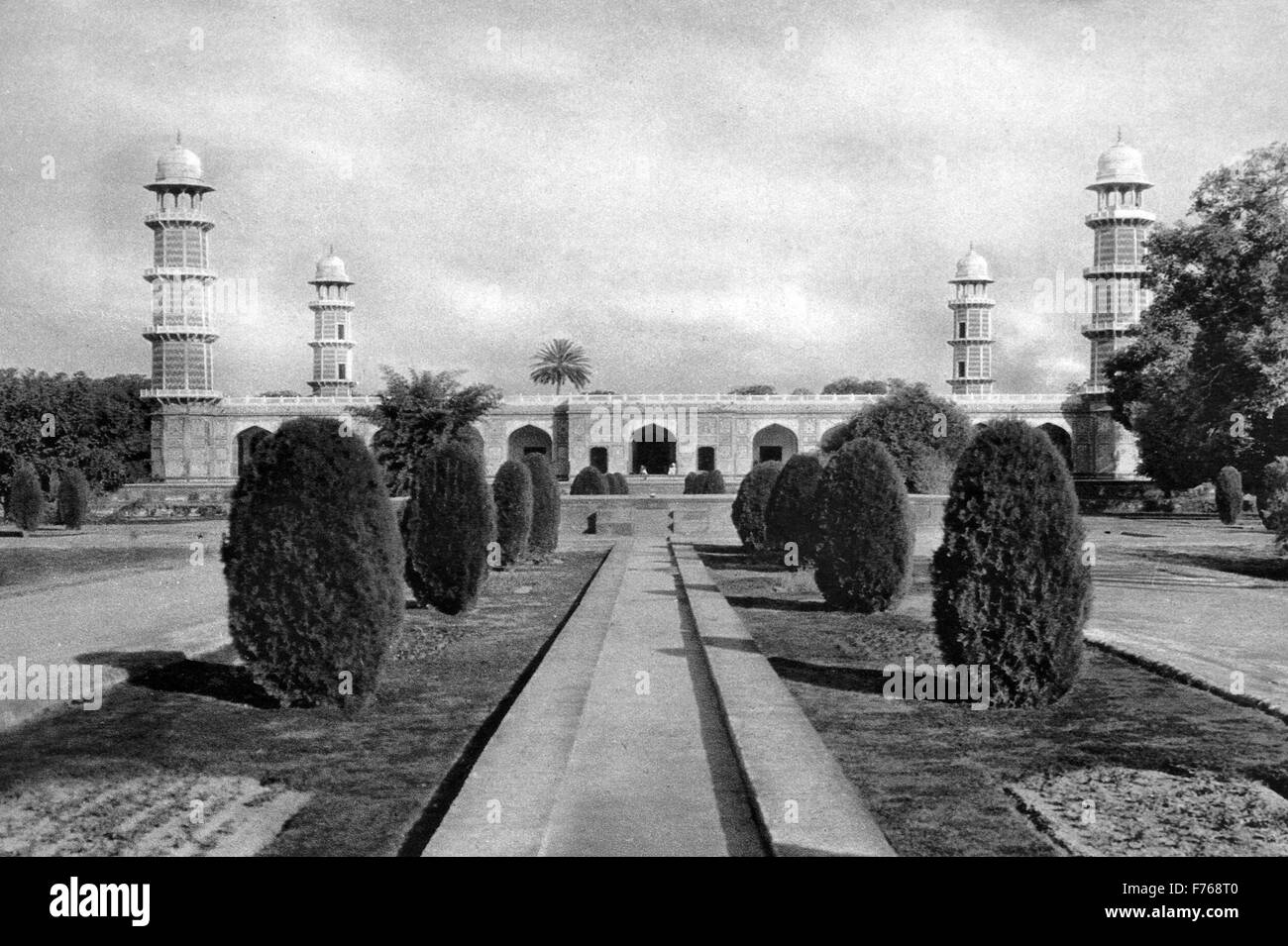 Jahangir Tomb, mausoleum, Shahdara Bagh, Shahdara, Lahore, Punjab, Pakistan, India, Asia, old vintage 1900s picture Stock Photo