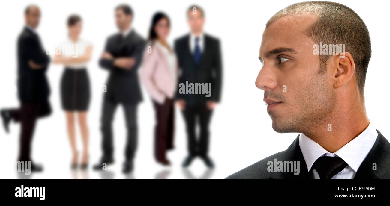 young associate with his team Stock Photo - Alamy