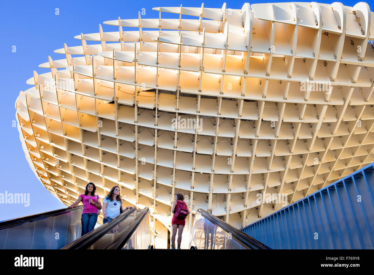 Metropol Parasol,in Plaza de la Encarnación,Sevilla,Andalucía,Spain Stock Photo