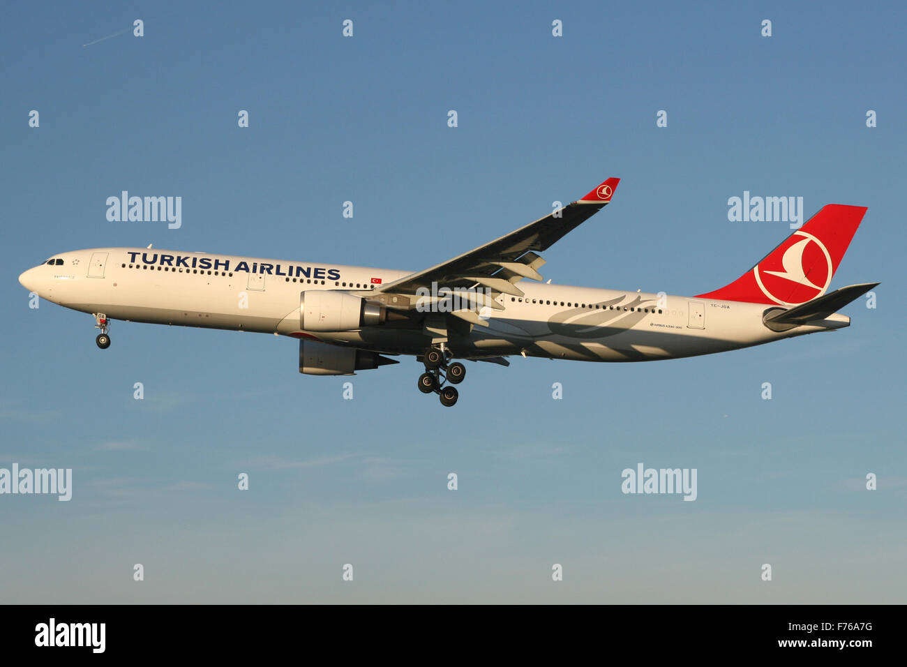 TURKISH A330 Stock Photo