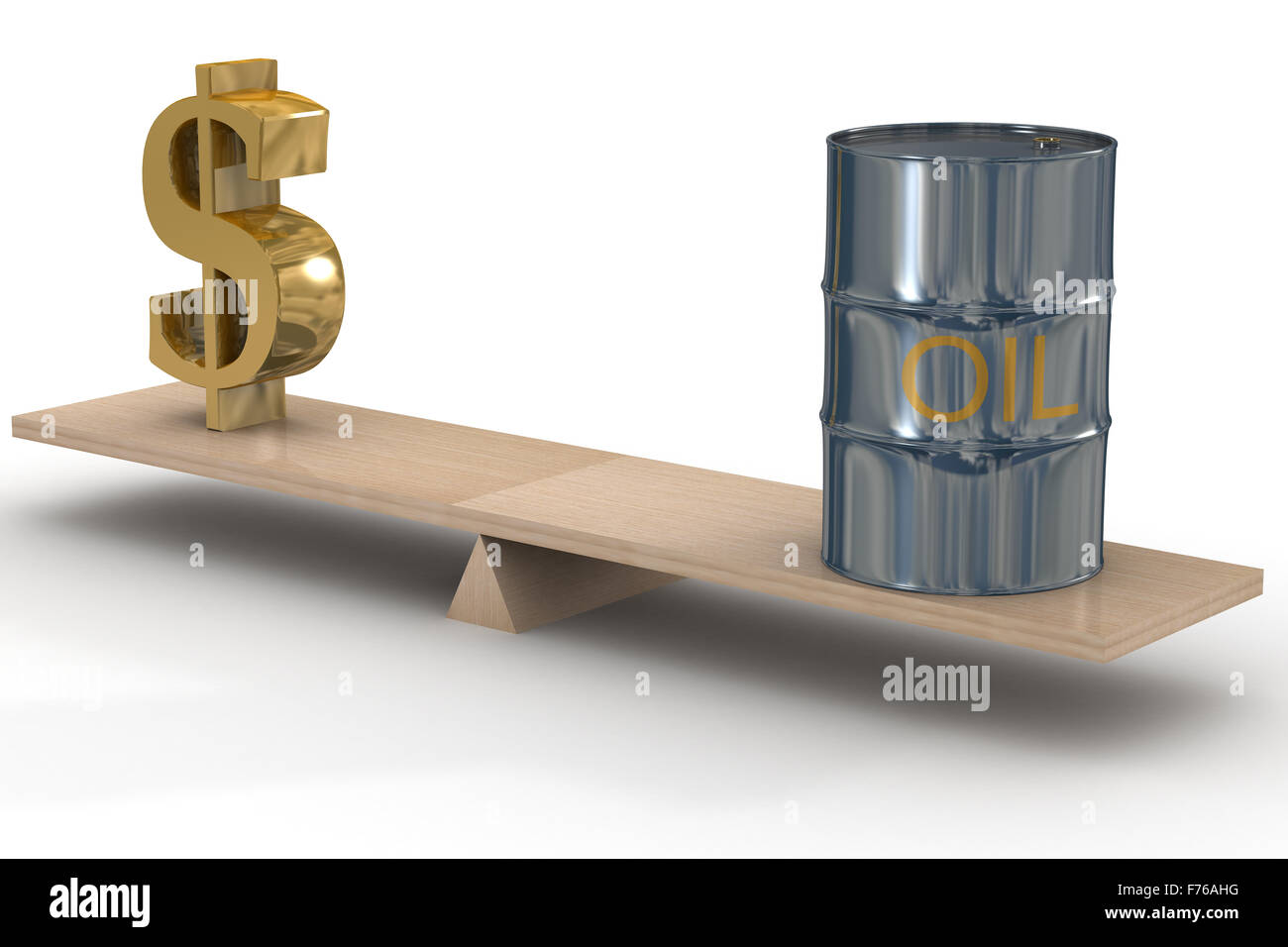 Cost of oil stocks. 3D image Stock Photo Alamy