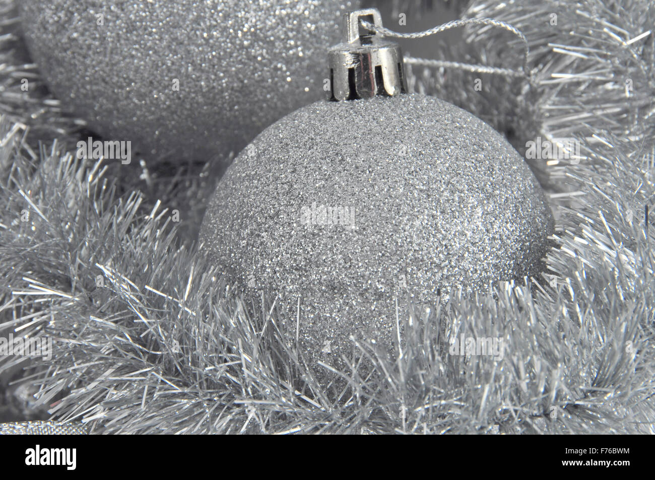 Silver background ball Stock Photo - Alamy