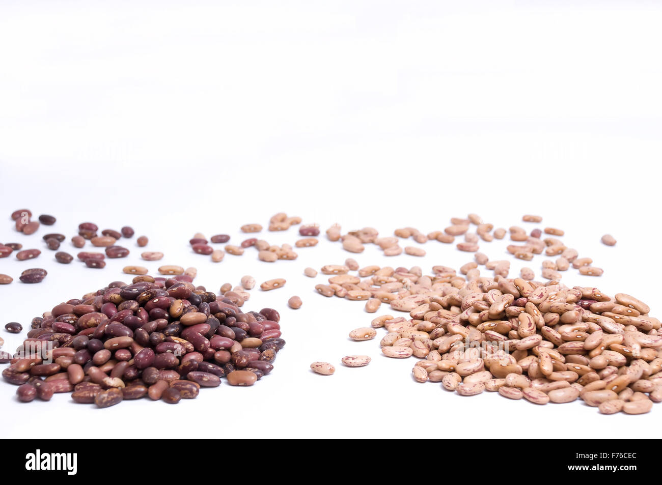 close up on kidney and pinto beans Stock Photo Alamy