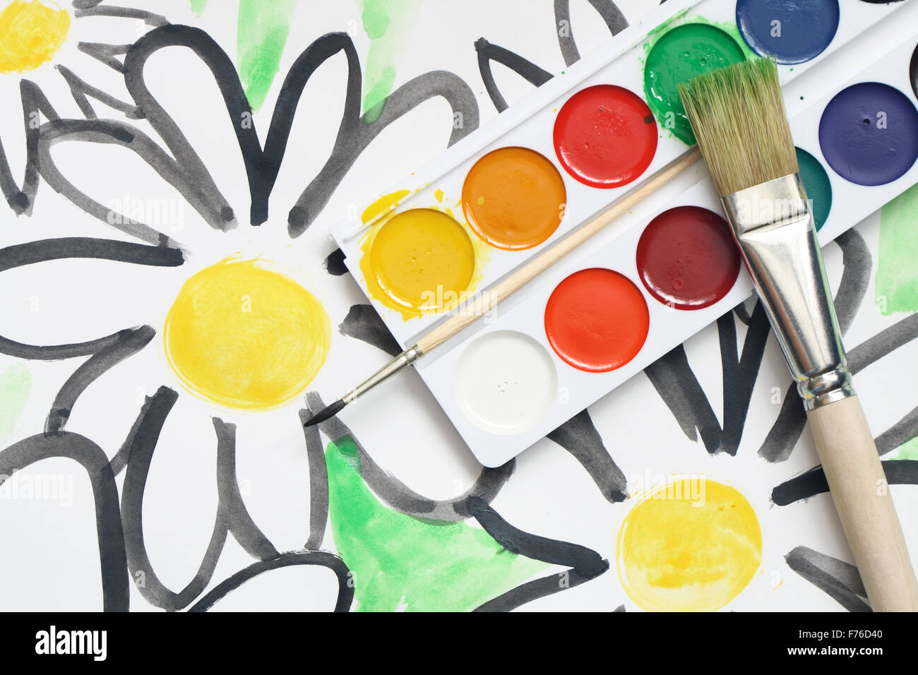 Watercolour paints hi-res stock photography and images - Alamy