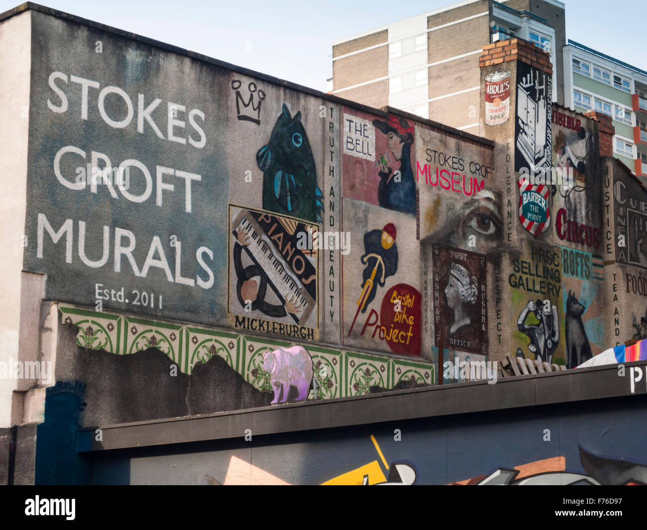 Stokes Croft Bristol England UK Stokes Croft Murals Stock Photo - Alamy