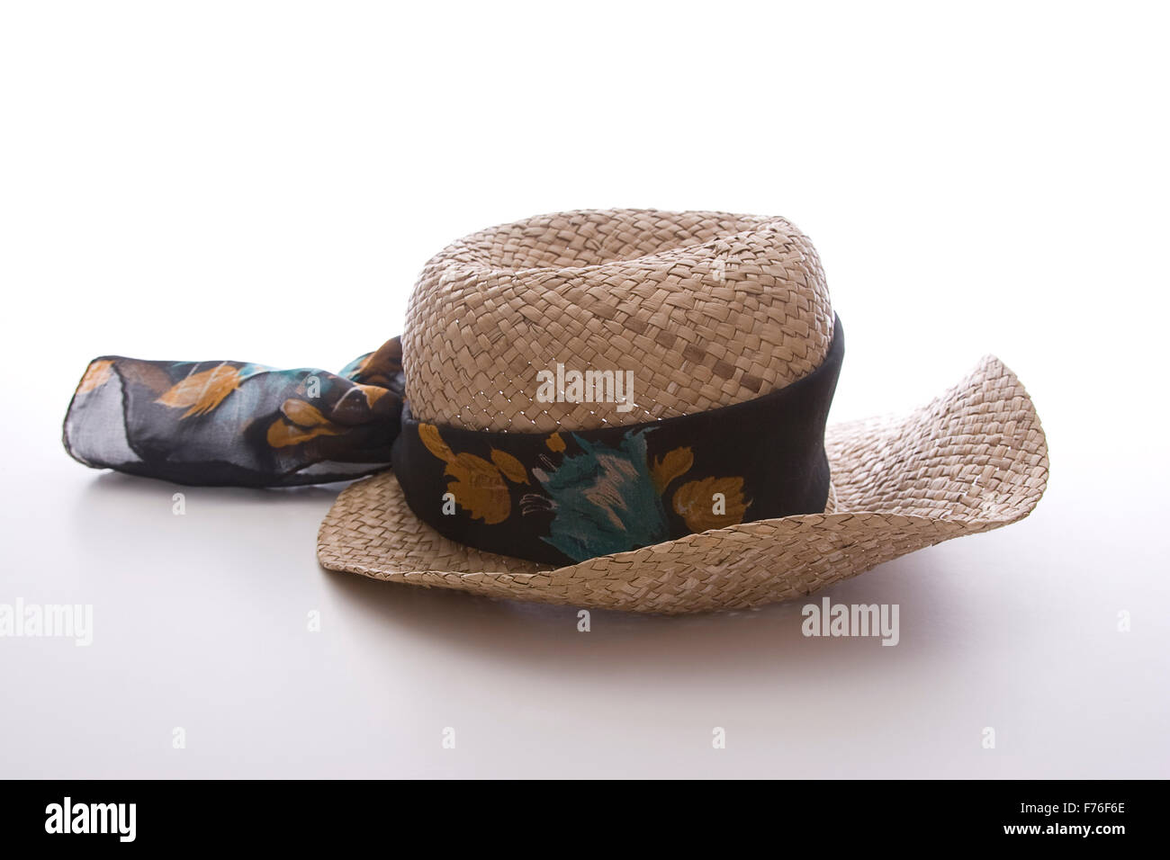 Twisted straw hat Stock Photo Alamy