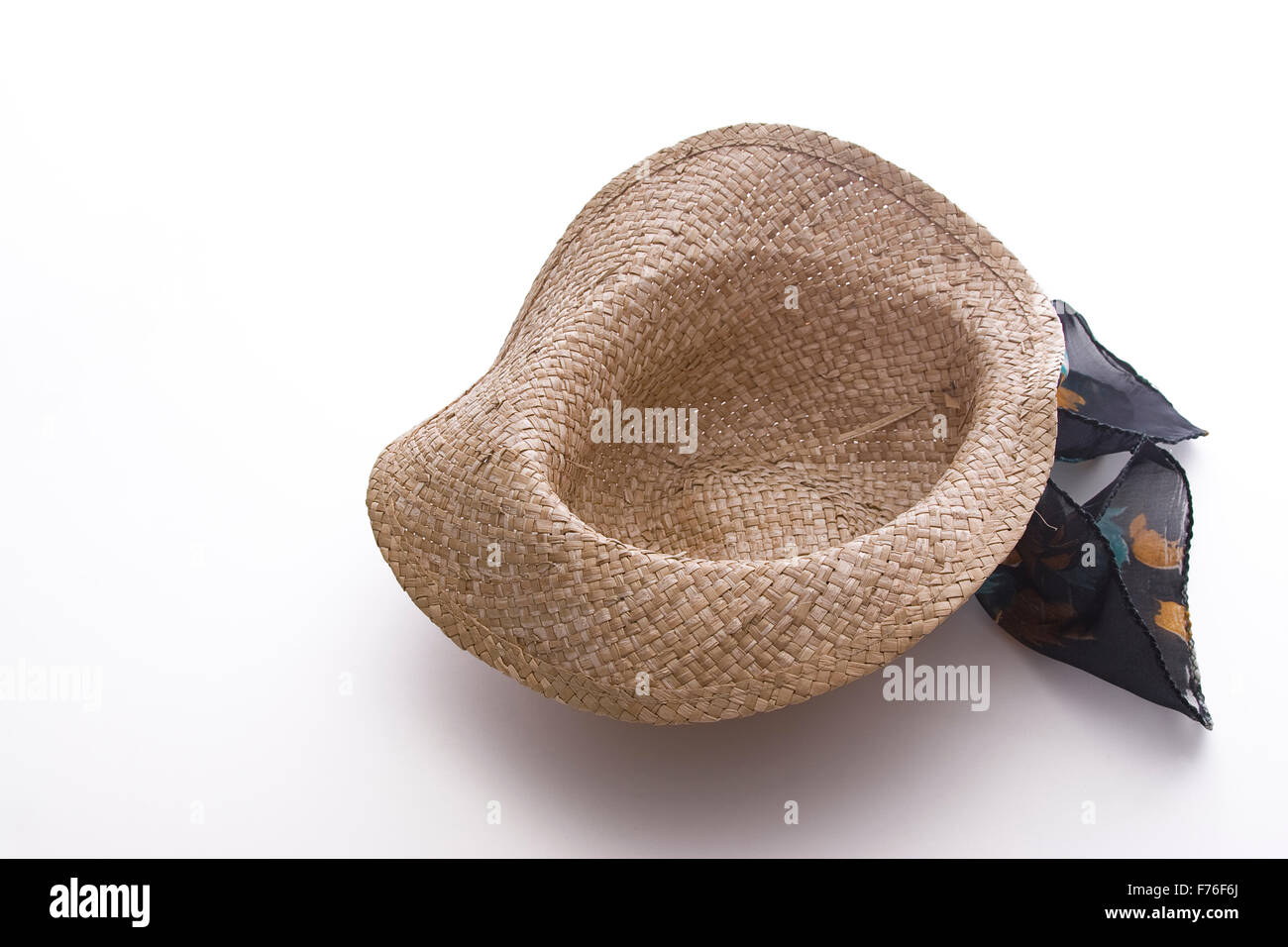 Twisted straw hat Stock Photo Alamy