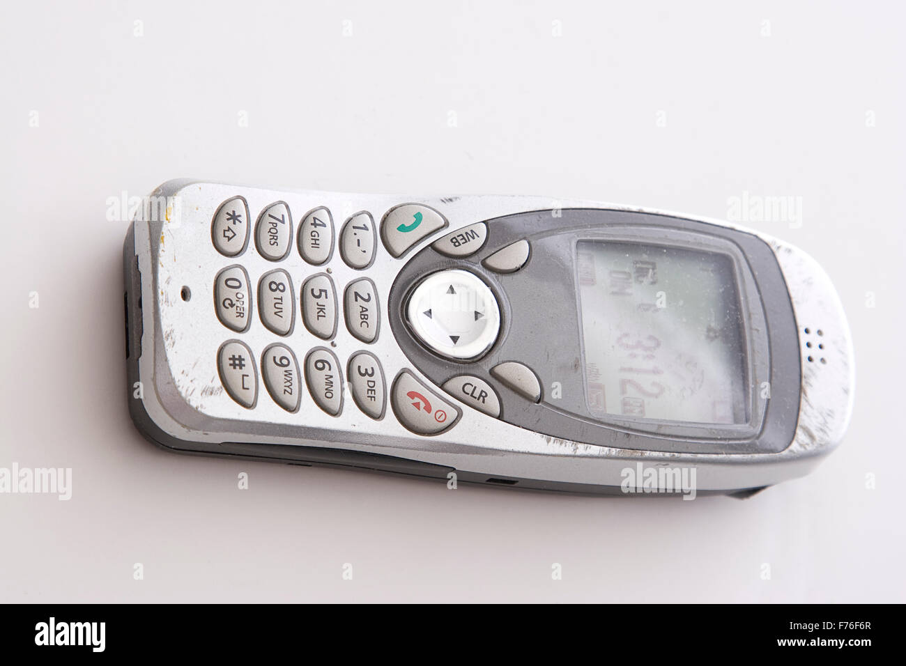 Dirty cellphone Stock Photo