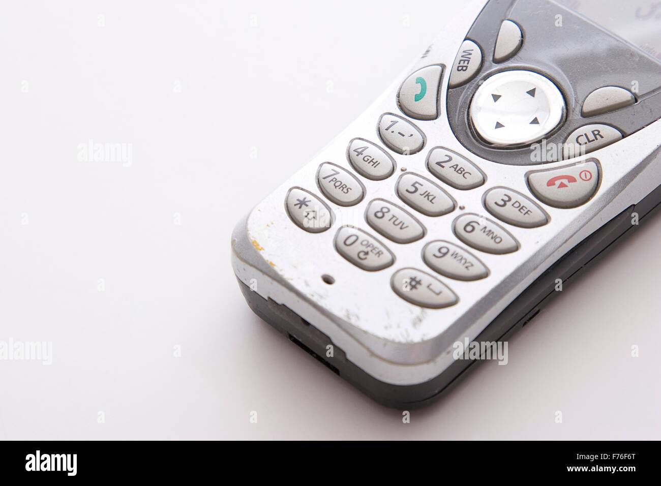 Dirty cellphone Stock Photo