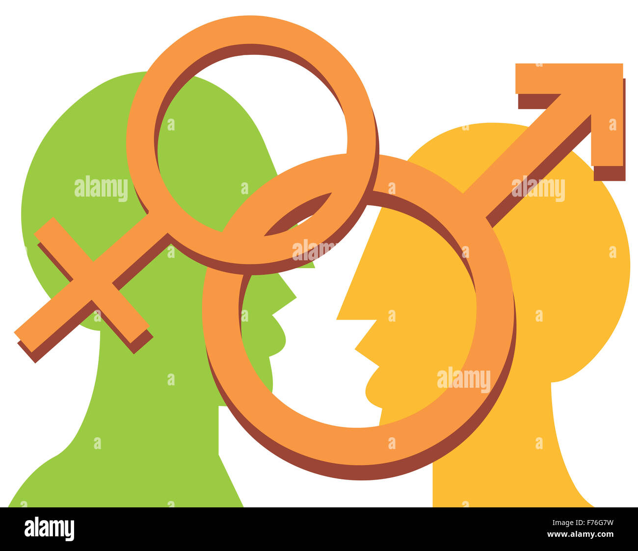 Male and female chromosome symbol hires stock photography and images