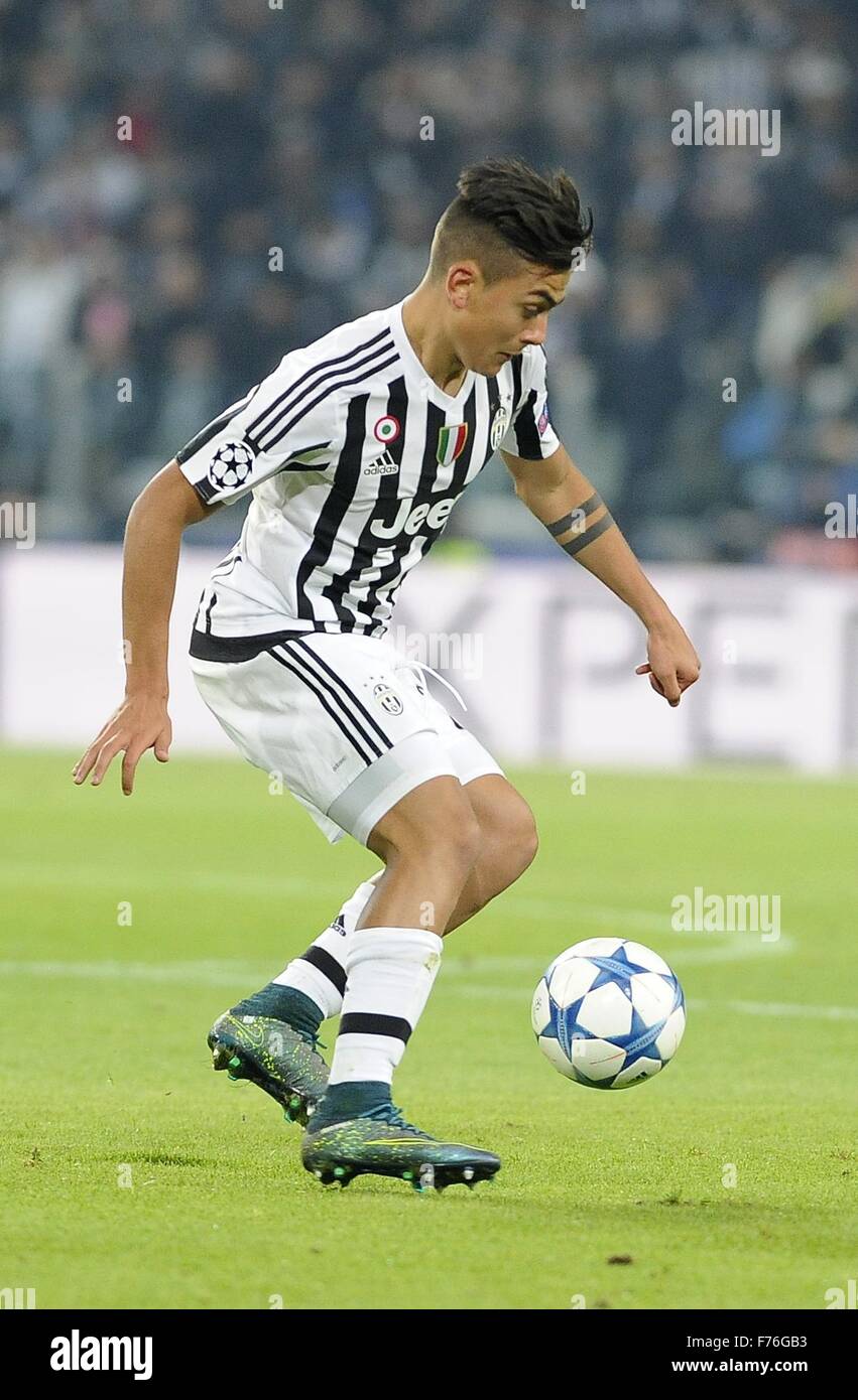 Juventus' Player Paulo Dybala In Action During The Uefa Champions ...