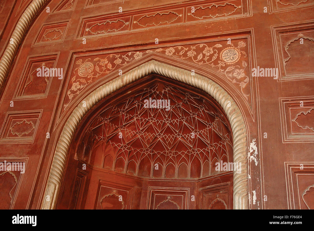 masjid, agra, delhi, india, asia Stock Photo