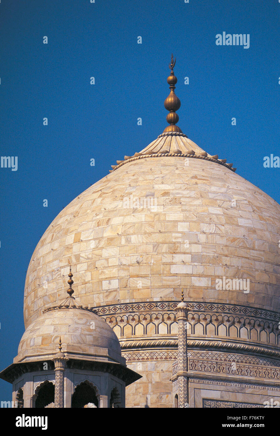 Top of taj mahal dome, agra, delhi, india, asia Stock Photo - Alamy