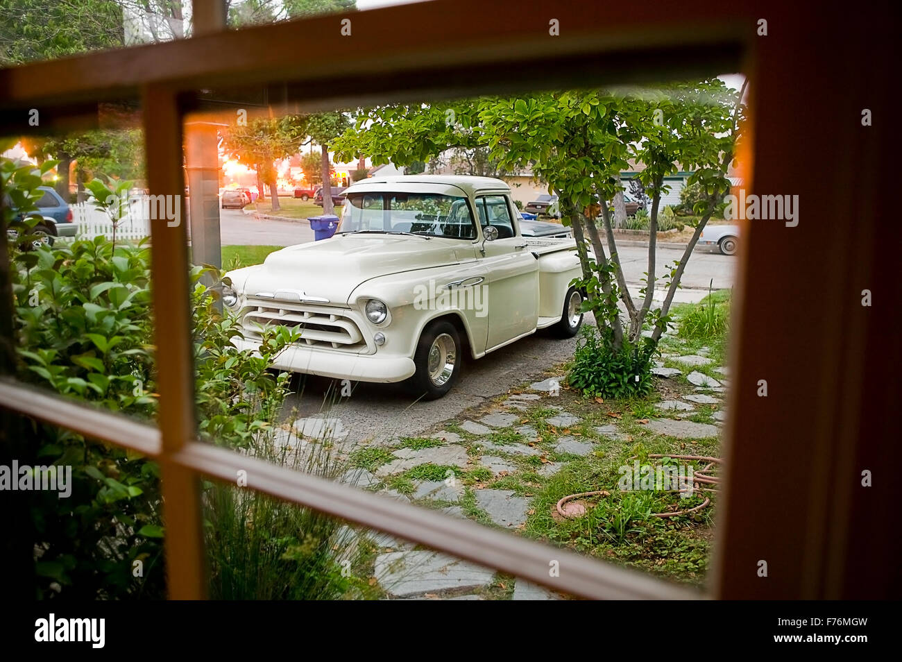 57 Chevy Pickup Stock Photo