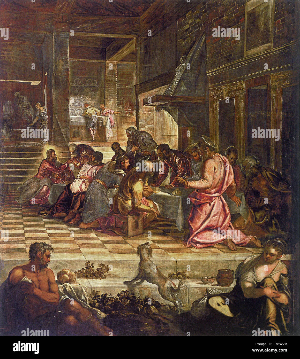 The Last Supper By Jacopo Tintoretto