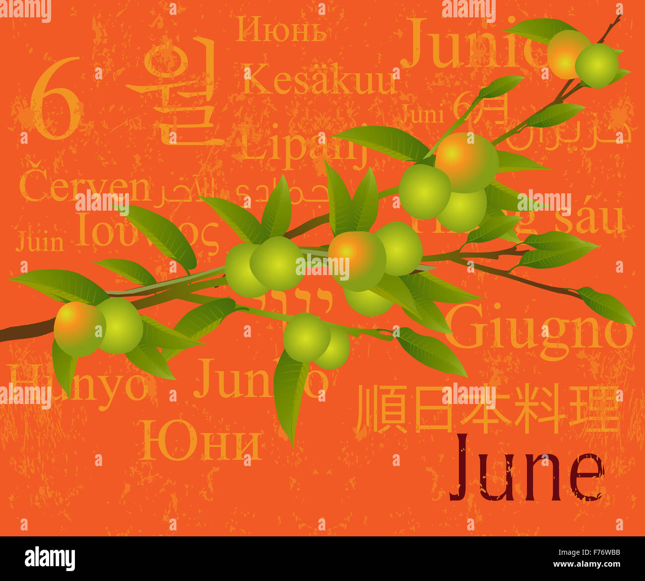 Months Concept April Stock Photo - Alamy