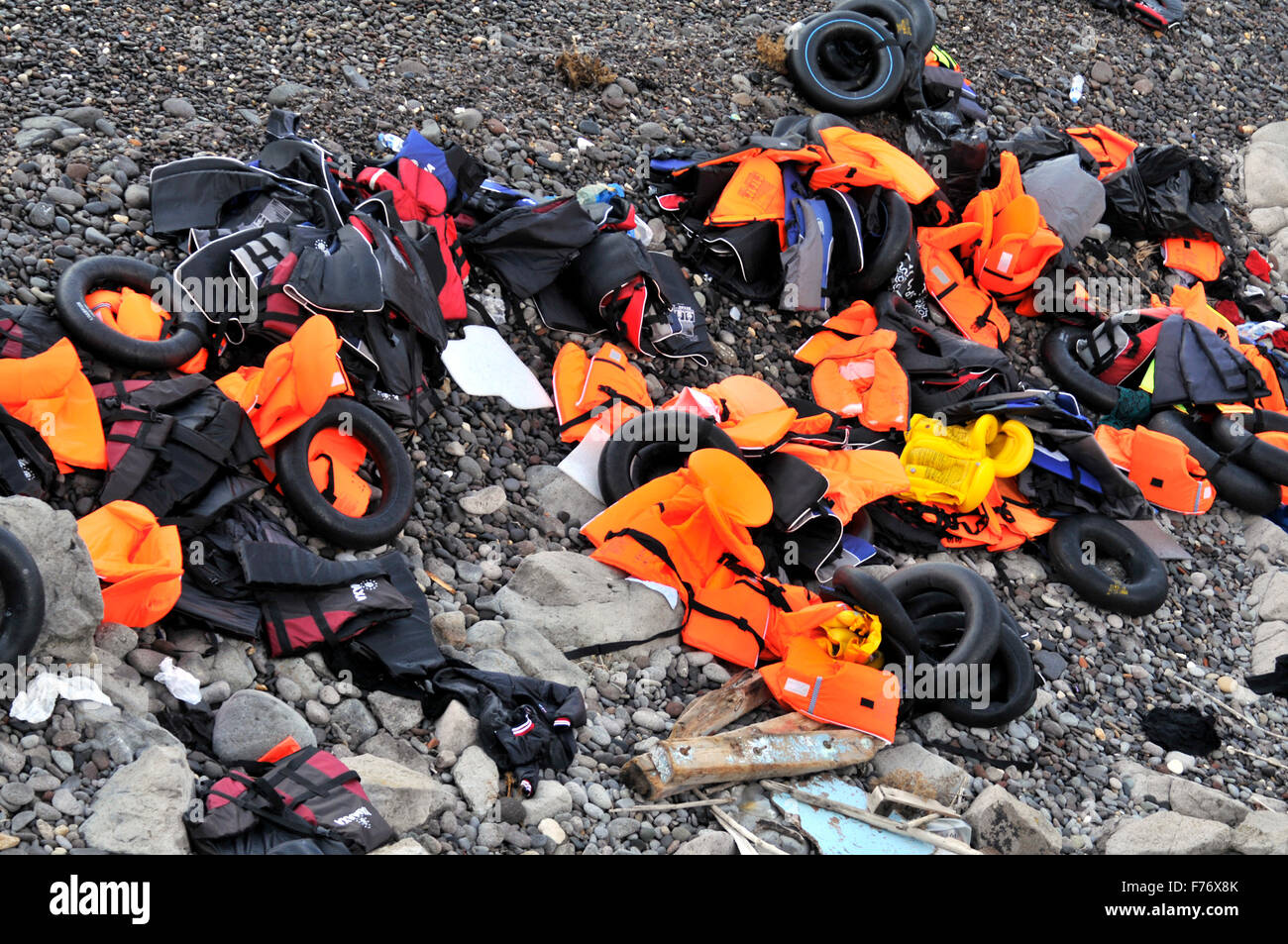 Inflatable rubber dinghy on beach hi-res stock photography and images ...