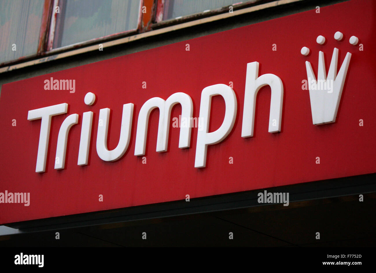 Markennamen: 'Triumph', Landeck, Oesterreich. Stock Photo
