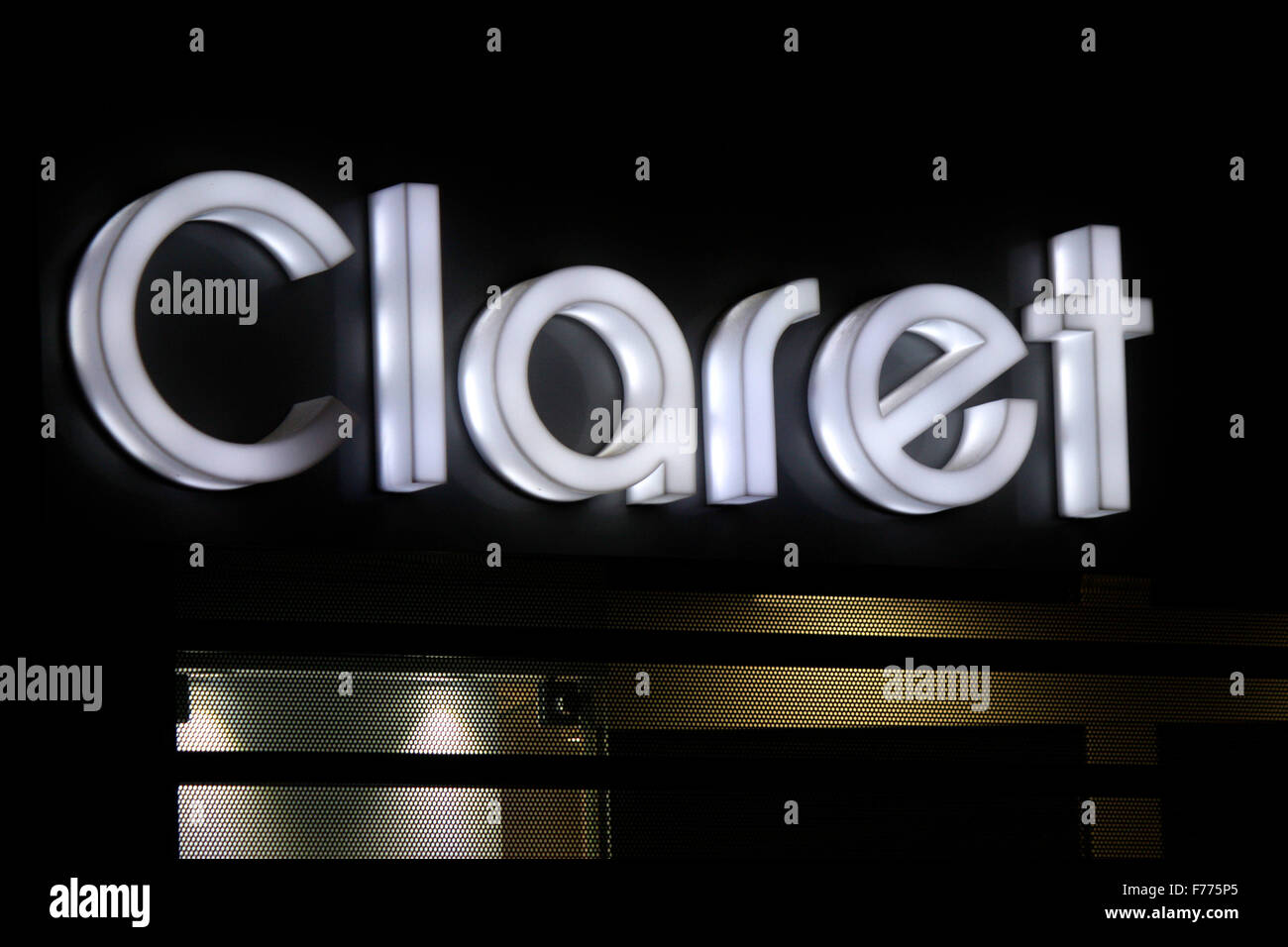 Markennamen: 'Claret', Chamonix, Frankrfeich. Stock Photo