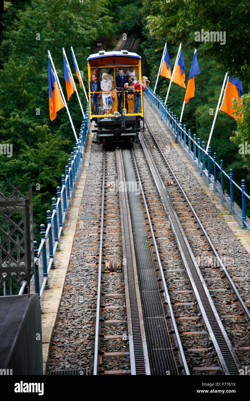 Nerobergbahn, Wiesbaden. Stock Photo