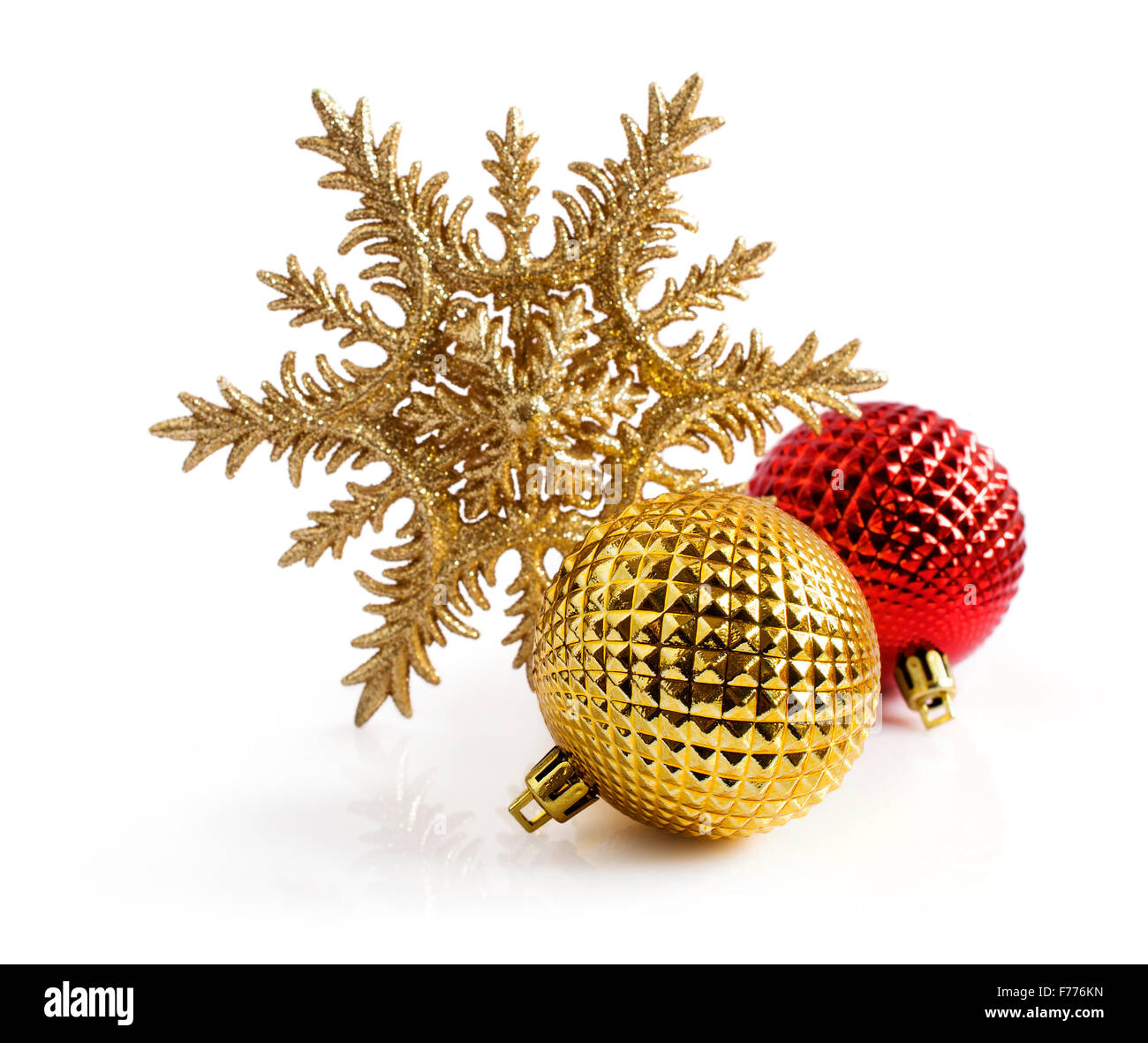 Gold glitter ball decorations hi-res stock photography and images - Alamy