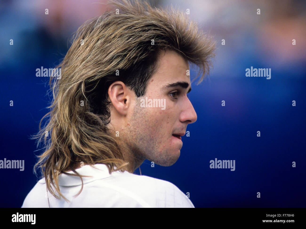 andre agassi,1988 Stock Photo