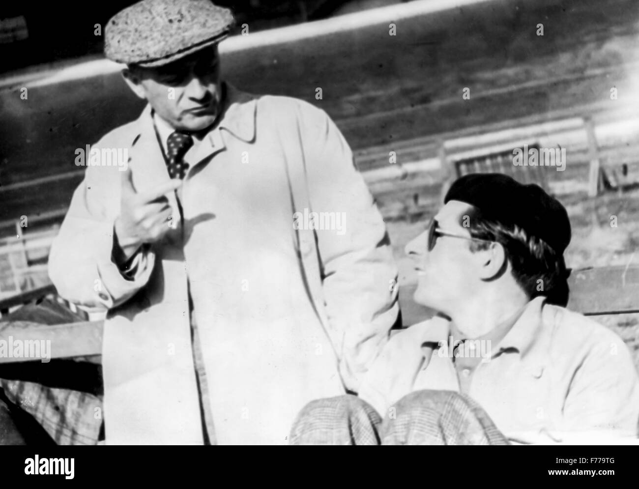 giovanni gerbi and fausto coppi,giro di lombardia 1946 Stock Photo